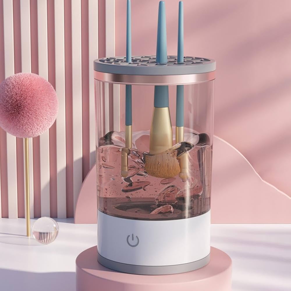 Efficient Makeup Brush Cleaner – One-Touch Deep Cleaning